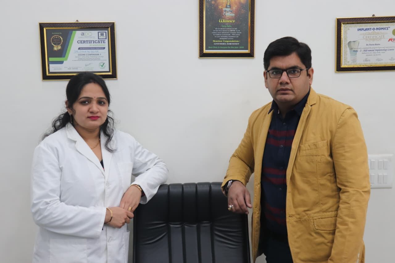 Dr. Tarun Kalra and Dr. Shweta Kalra, Star Dental Clinic Hisar